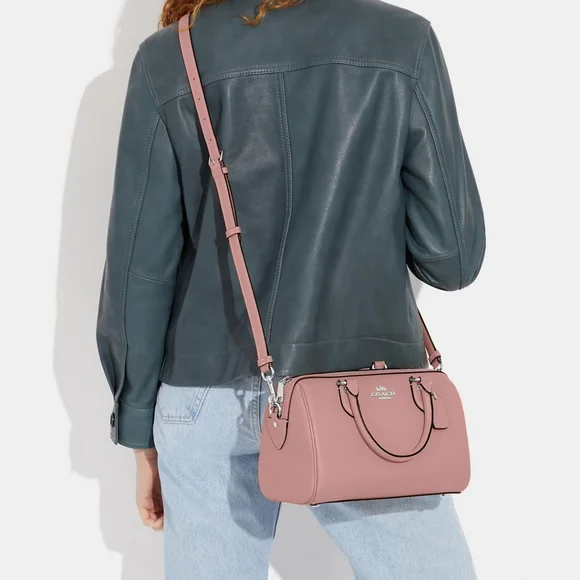 New! 🩷Rowan Satchel in Silver/Light Pink 🩷 *Ready to Ship* (Only 1 left) - Picture 2 of 7